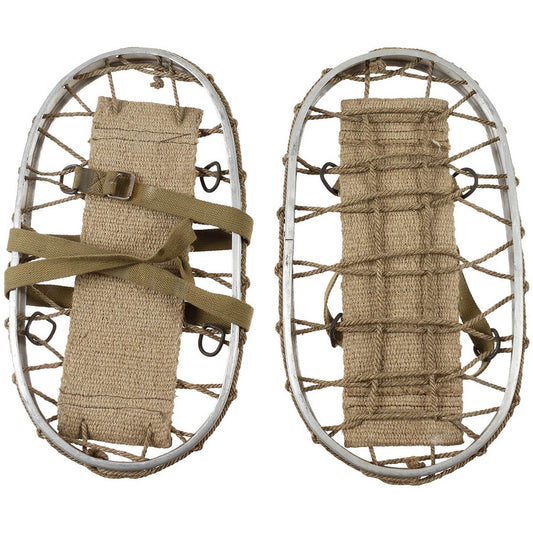 Ital. Schneeschuhe,mit Riemen, gebr.