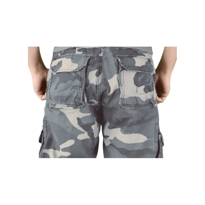 AIRBORNE VINTAGE TROUSERS STONEWASHED, nightcamo - RESTPOSTEN