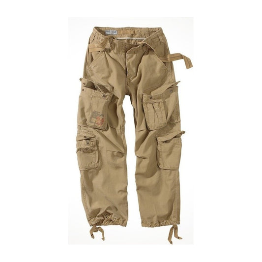 AIRBORNE VINTAGE TROUSERS STONEWASHED, khaki - RESTPOSTEN