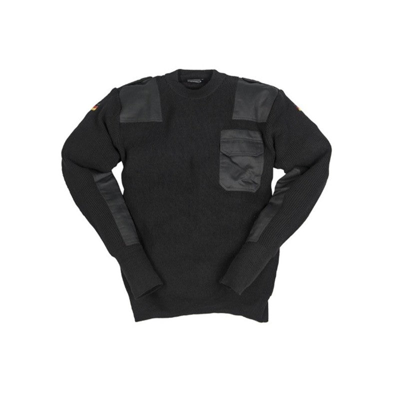 BW PULLOVER 80/WOLLE 20/POLYACRYL SCHWARZ - RESTPOSTEN