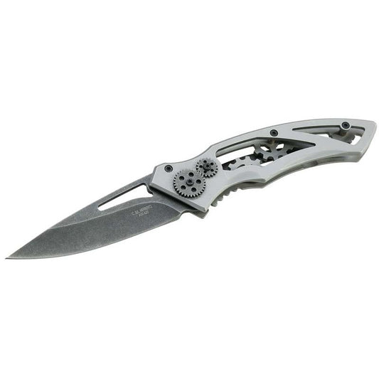 Herbertz Einhandmesser, STONEWASHED