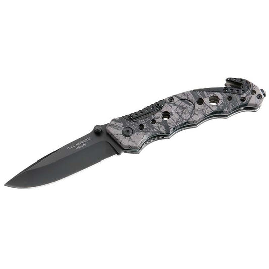 HERBERTZ RETTUNGSMESSER, STAHL AISI 420, BESCHICHTET