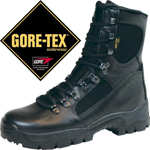 Feldschuh leicht, mit int. Nässeschutz, schwarz, Marke Meindl