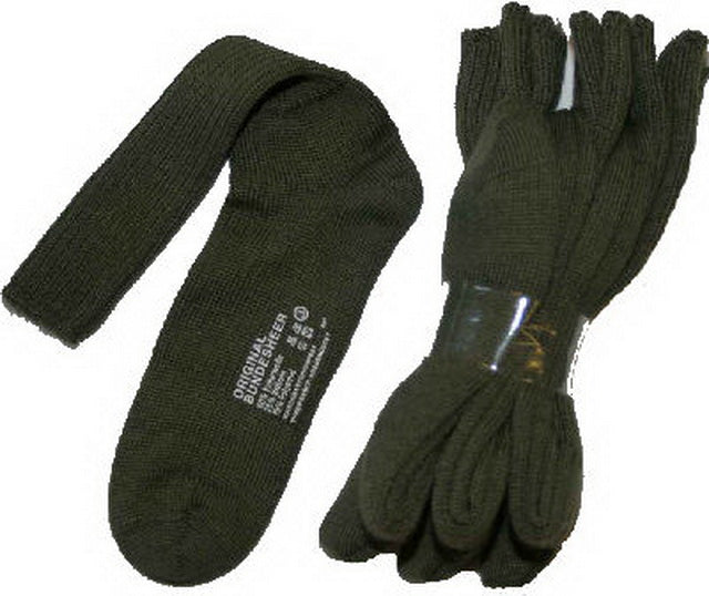 Österr. Bundesheersocken, oliv, Original, 3er Pack
