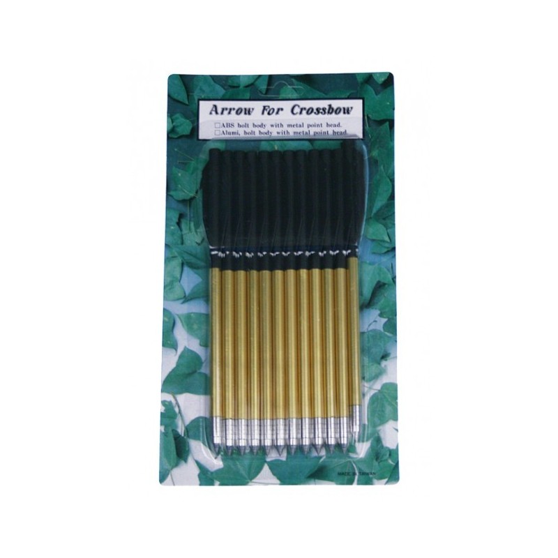 Pfeile für Armbrust-Pistole Aluminium, 12 Stück im SET