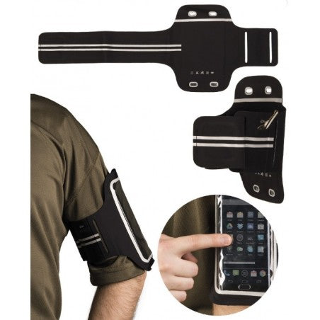 Sportarmband Lycra schwarz