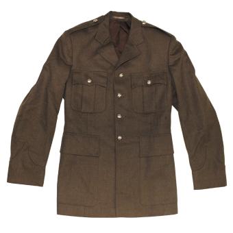 Brit. Uniformjacke, braun, neuw. 