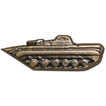 CZ/SK Metallabzeichen, bronze, Panzer, neuw. 